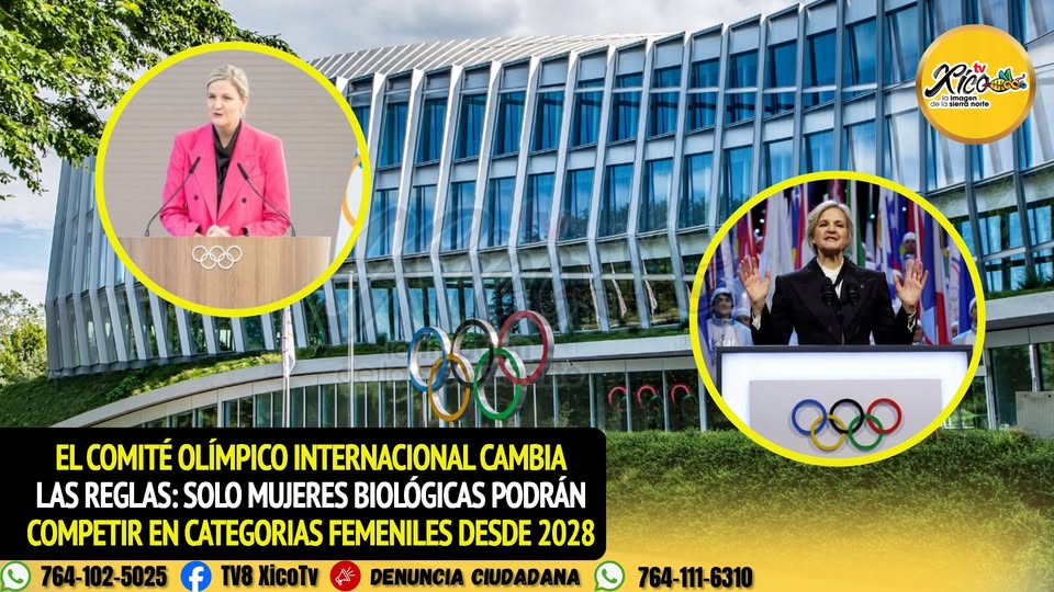 𝐄𝐋 𝐂𝐎𝐌𝐈𝐓É 𝐎𝐋Í𝐌𝐏𝐈𝐂𝐎 𝐈𝐍𝐓𝐄𝐑𝐍𝐀𝐂𝐈𝐎𝐍𝐀𝐋 𝐂𝐀𝐌𝐁𝐈𝐀 𝐋𝐀𝐒 𝐑𝐄𝐆𝐋𝐀𝐒: 𝐒𝐎𝐋𝐎 𝐌𝐔𝐉𝐄𝐑𝐄𝐒 𝐁𝐈𝐎𝐋Ó𝐆𝐈𝐂𝐀𝐒 𝐏𝐎𝐃𝐑Á𝐍 𝐂𝐎𝐌𝐏𝐄𝐓𝐈𝐑 𝐄𝐍 𝐂𝐀𝐓𝐄𝐆𝐎𝐑𝐈𝐀𝐒 𝐅𝐄𝐌𝐄𝐍𝐈𝐋𝐄𝐒 𝐃𝐄𝐒𝐃𝐄 2028