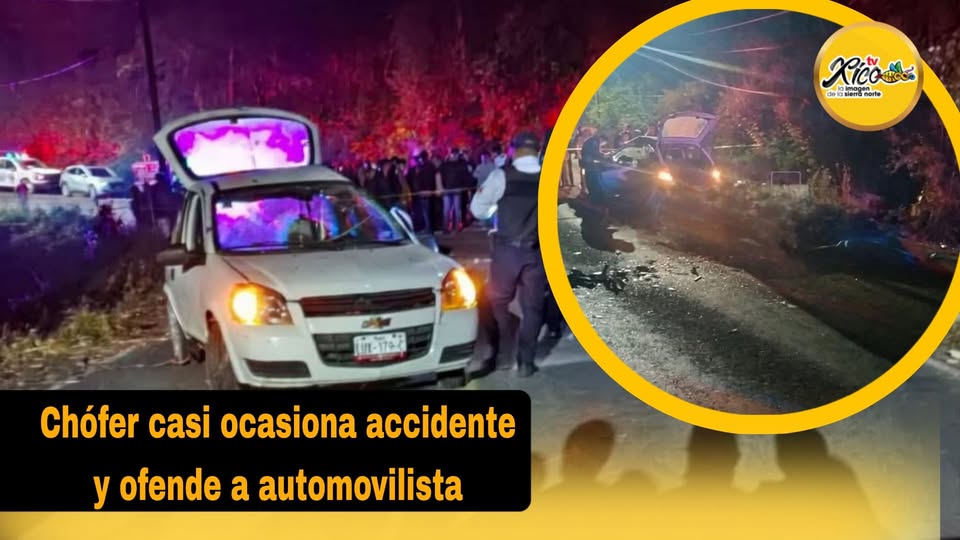 Accidente en Acaxochitlán deja dos personas sin vida y dos heridos.